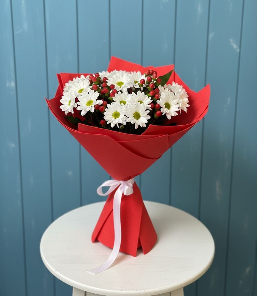 Букет цветов из: Хризантемы в Бабаюрте