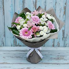 Букет цветов из:  Герберы, Альстромерии и Хризантемы #REPLACE_PRED# Бабаюрте