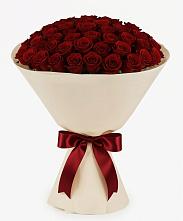 Букет 101 Бордовая роза Блэк Бакарра в Бабаюрте