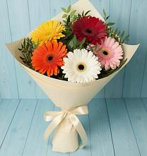 Букет цветов из:  Герберы #REPLACE_PRED# Бабаюрте