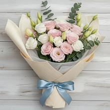 Букет цветов из:  Лизиантусы #REPLACE_PRED# Бабаюрте