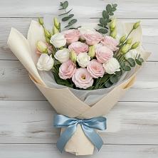 Букет цветов из:  Лизиантусы в Бабаюрте