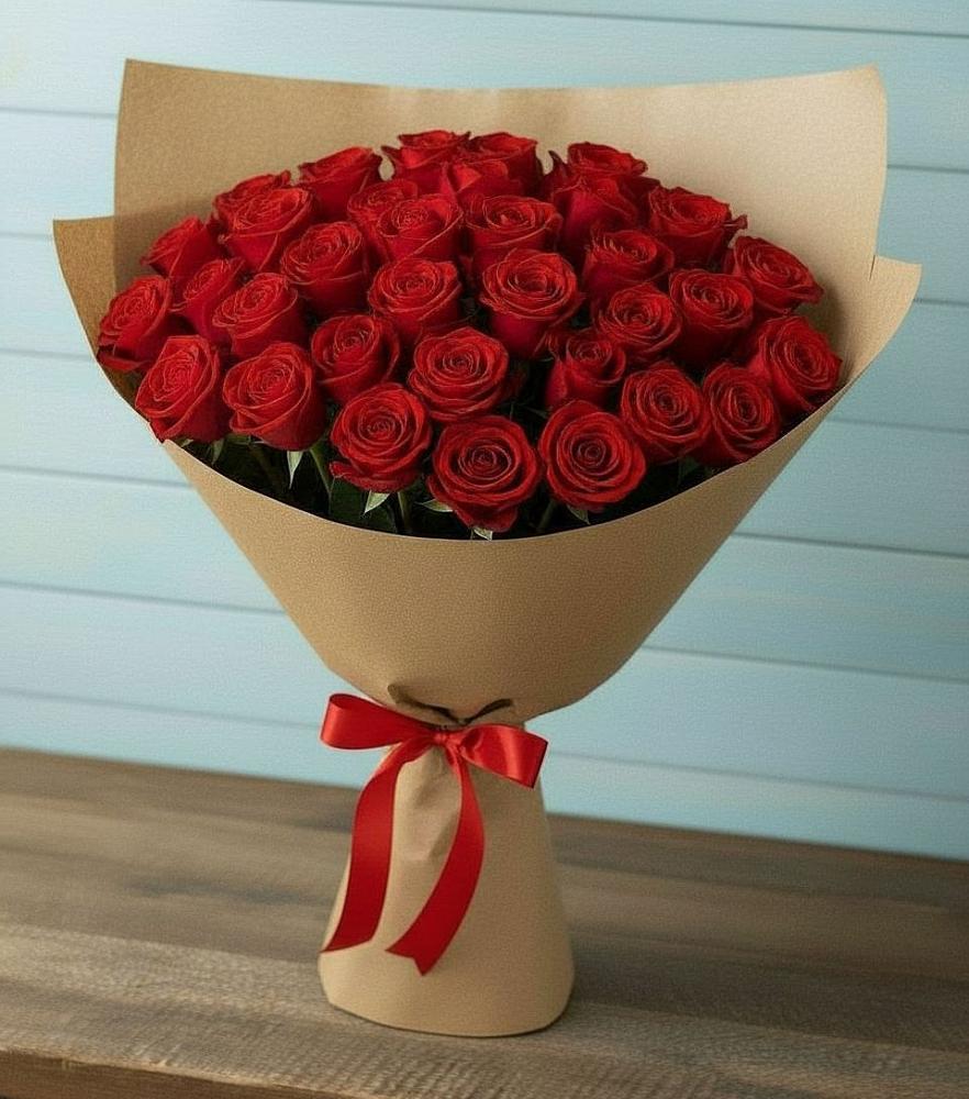 Букет Красные розы Милано в Бабаюрте