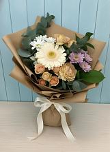 Букет цветов из:  Герберы и Хризантемы в Бабаюрте