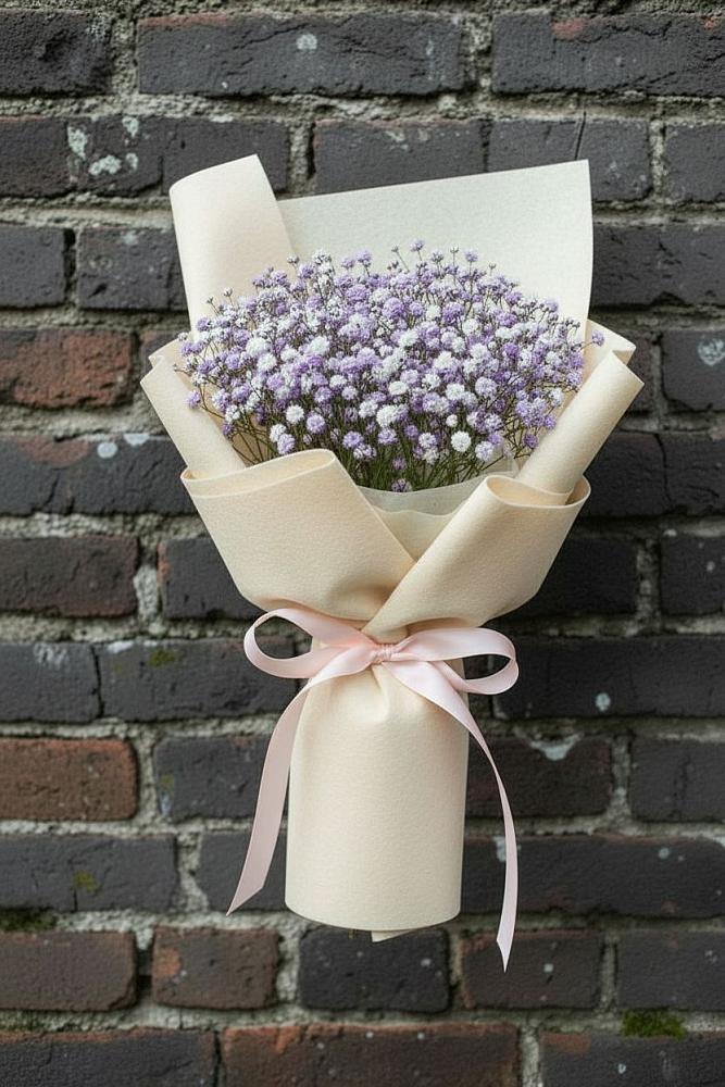 Букет цветов из: Гипсофила в Бабаюрте