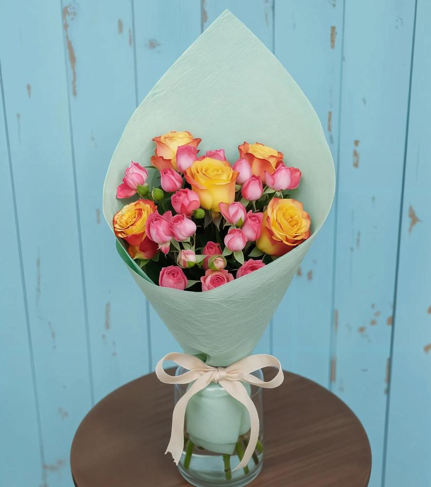 Букет цветов из: Розы в Бабаюрте