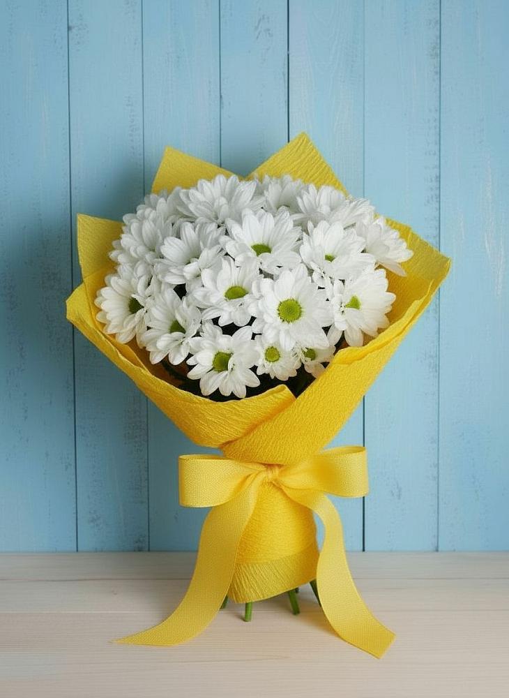 Букет цветов из: Хризантемы в Бабаюрте