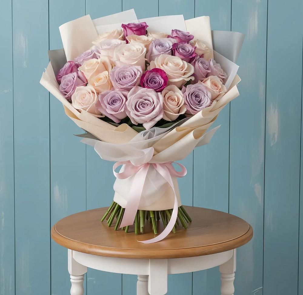 Букет цветов из: Розы в Бабаюрте