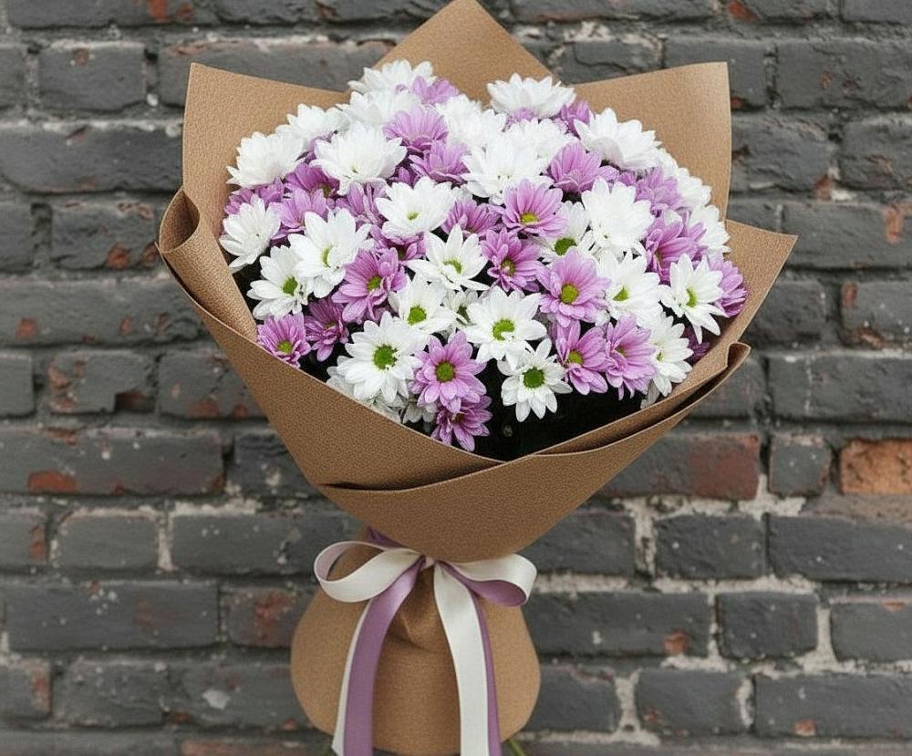 Букет цветов из: Хризантемы в Бабаюрте