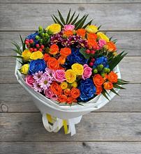 Букет цветов из:  Розы и Хризантемы в Бабаюрте
