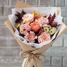 Букет цветов из:  Гвоздики, Хризантемы и Розы в Бабаюрте
