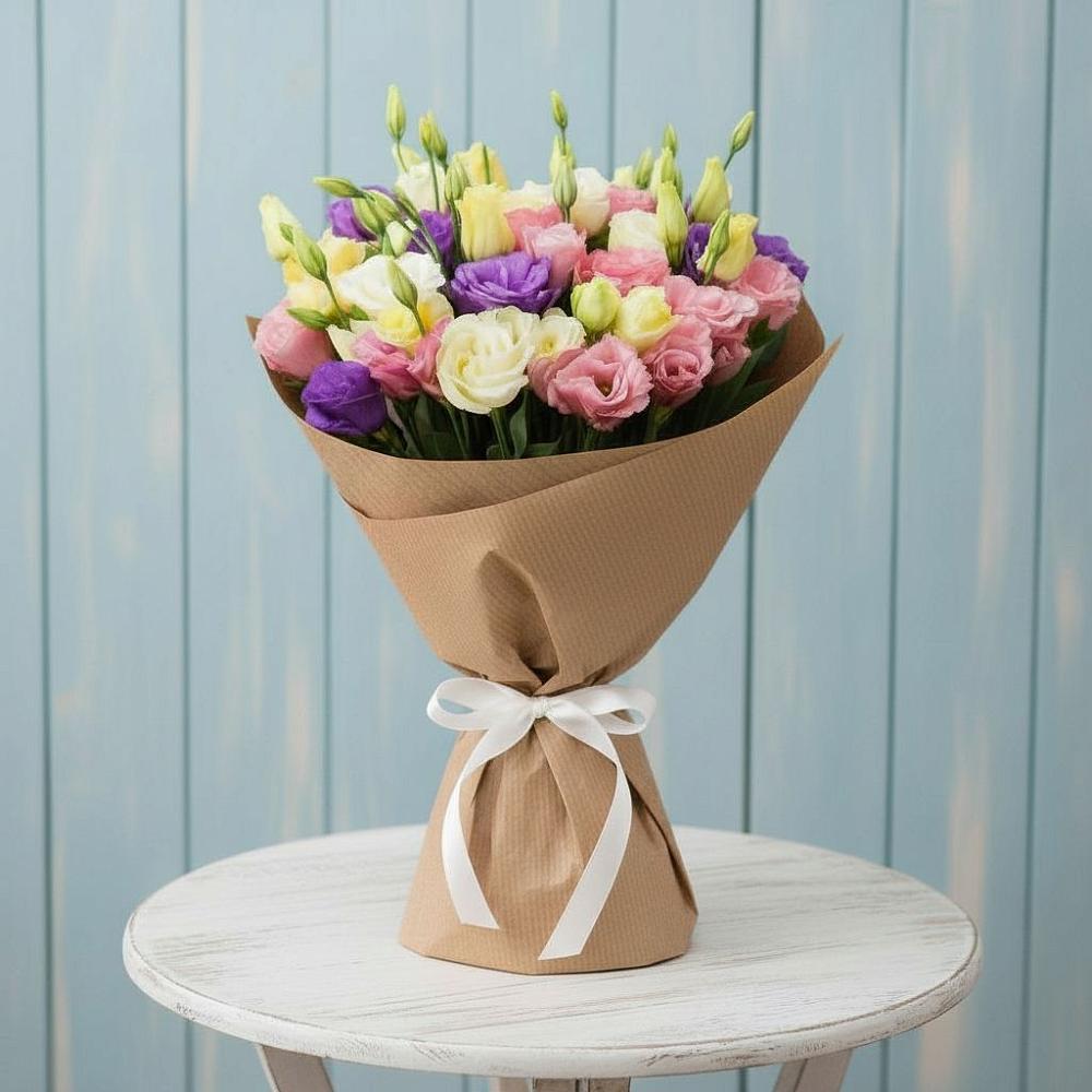 Букет цветов из: Лизиантусы в Бабаюрте