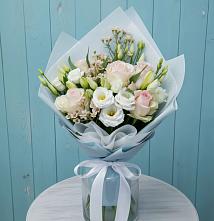 Букет цветов из:  Розы и Лизиантусы в Бабаюрте