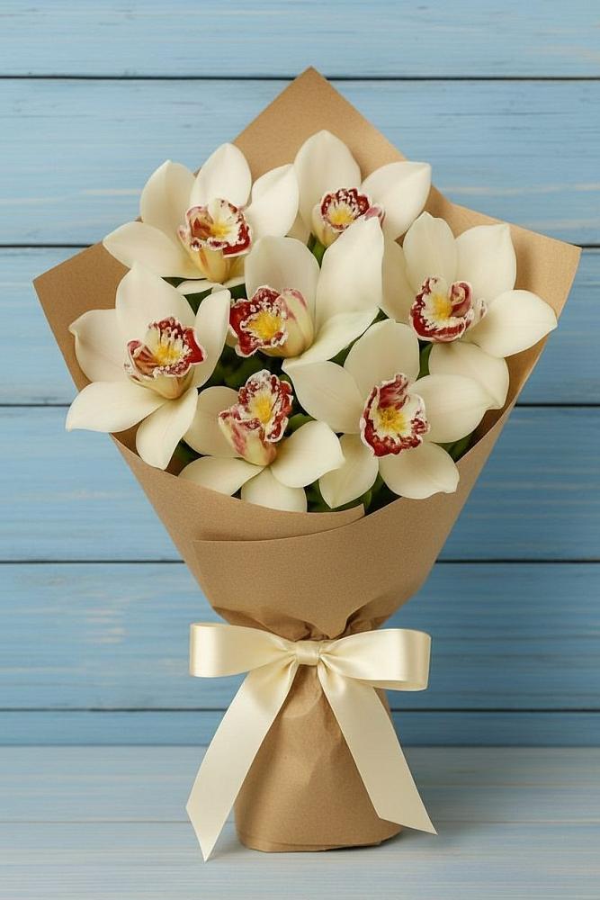 Букет цветов из: Орхидеи и Розы в Бабаюрте