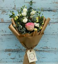 Букет цветов из:  Розы и Лизиантусы в Бабаюрте