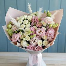 Букет цветов из:  Альстромерии и Розы в Бабаюрте