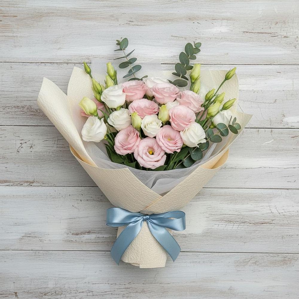 Букет цветов из: Лизиантусы в Бабаюрте